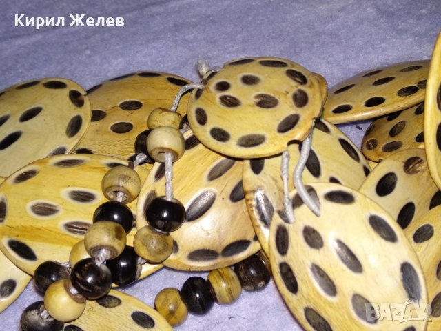 РЕДКИ ТРАДИЦИОННИ РЪЧНА МАЙСТОРСКА ЕТНО ИЗРАБОТКА БЕРБЕРСКИ ГРИВНА и ОГЪРЛИЦА от РОГ и МЕТАЛ 38723, снимка 13 - Бижутерийни комплекти - 41752718