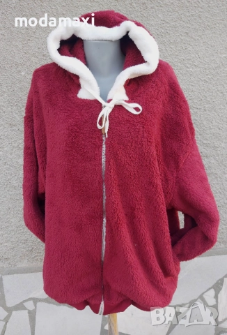 4XL Нова пухкава връхна дреха , снимка 2 - Суичъри - 52408350