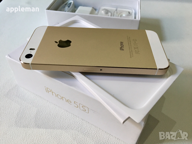 Apple iPhone 5S 16Gb Gold Фабрично отключен Айфон телефон, снимка 2 - Apple iPhone - 36352280