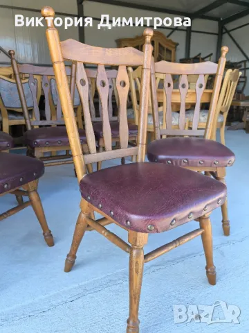 Комплект от 6 трапезни стола , снимка 4 - Столове - 49120892