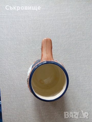 Сувенир релефна халба с дръжка от Кипър сувенирна чаша, снимка 3 - Чаши - 35710196