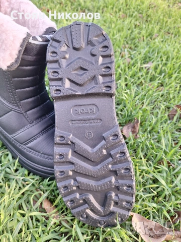 Зимни ботуши с термо чорап за лов и риболов черен "Крок", снимка 2 - Екипировка - 53097543