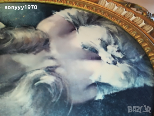 КАРТИНА КРАСИВА ДАМА-ВНОС ГЕРМАНИЯ 70Х60СМ 0704221216, снимка 8 - Антикварни и старинни предмети - 36375064