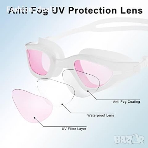 Нови Очила UV защита за плуване за възрастни 180-градусово зрение Плаж Басейн Море, снимка 2 - Водни спортове - 41875682