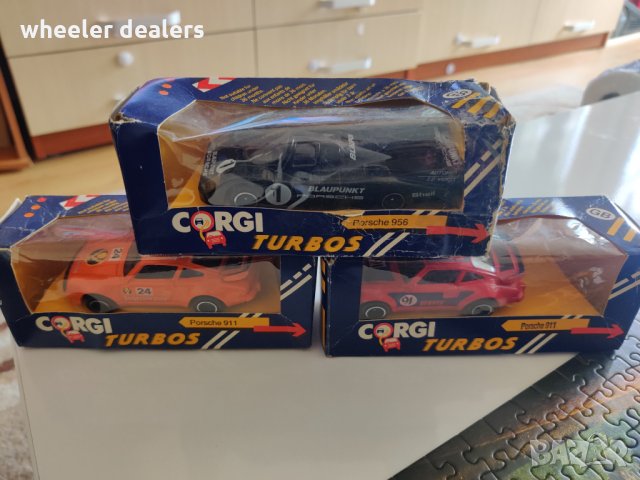 Метална количка Corgi Porsche 956 1:43, снимка 3 - Колекции - 35981506
