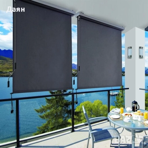 Външна ролетна вертикална щора 160х250см SONGMICS, снимка 3 - Щори - 51866900