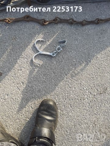 Стара кована верига 1,50м., снимка 3 - Декорация за дома - 35817430