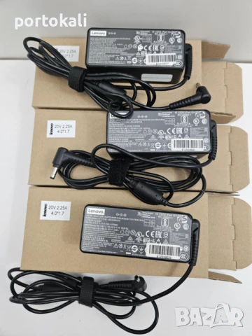+Гаранция! Зарядно захранване за лаптоп Lenovo 45W 4.0 x 1.7, снимка 2 - Части за лаптопи - 50984662