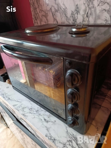 Готварска печка Елдом- черна с 20%намаление Черен Петък