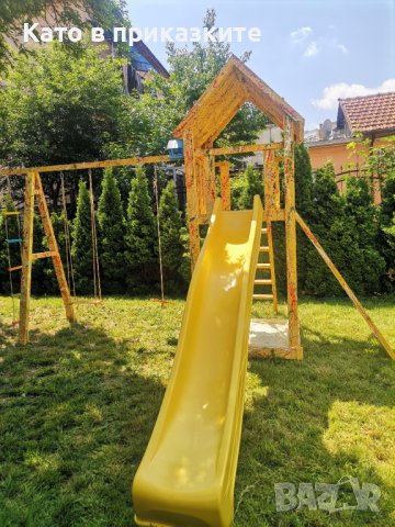 Детска дървена площадка, Детски кът на открито, Съоръжение за игра, снимка 10 - Други - 40508299