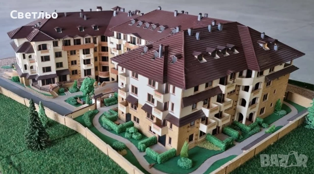 Apartment Complex Dream - Банско макет в мащаб 1:100 1:87