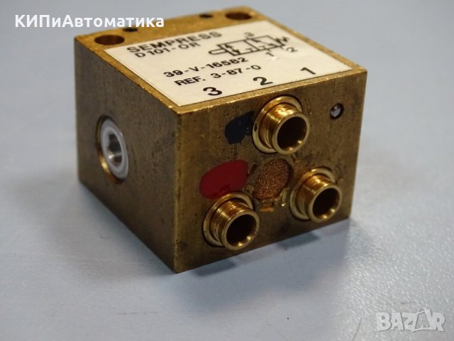 Пневматичен изключвател Sempress D101-OR pneumatic micro valve, снимка 4 - Резервни части за машини - 35891332