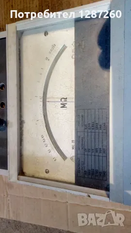 Лабораторен уред мегаомметър