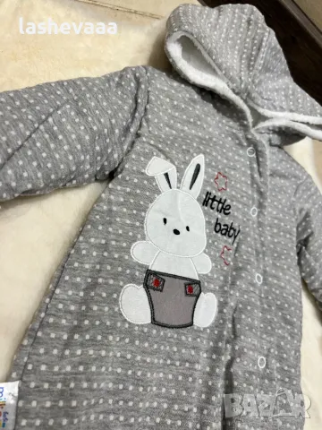 Бебешки дебели гащеризони за момичета, снимка 3 - Бебешки гащеризони - 47707671