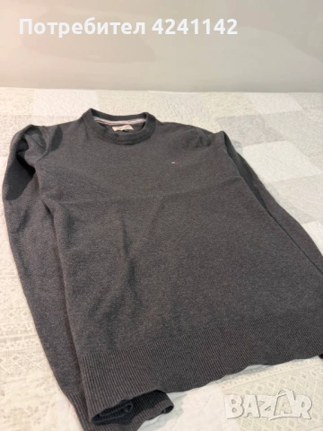 Пуловер Tommy Hilfiger мъжки сив / Размер S, снимка 6 - Пуловери - 53837718