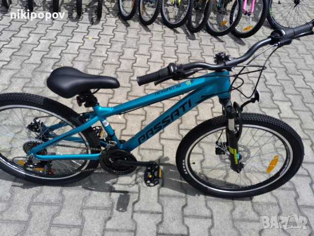 PASSATI Алуминиев велосипед 24" ALUMINIUM син, снимка 3 - Велосипеди - 53839263