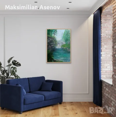 Авторска акрилна картина, снимка 3 - Картини - 56106738