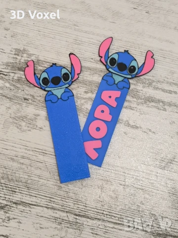 Книгоразделител Стич от Lilo & Stitch /Персонализиран с име , снимка 4 - Други - 51418046