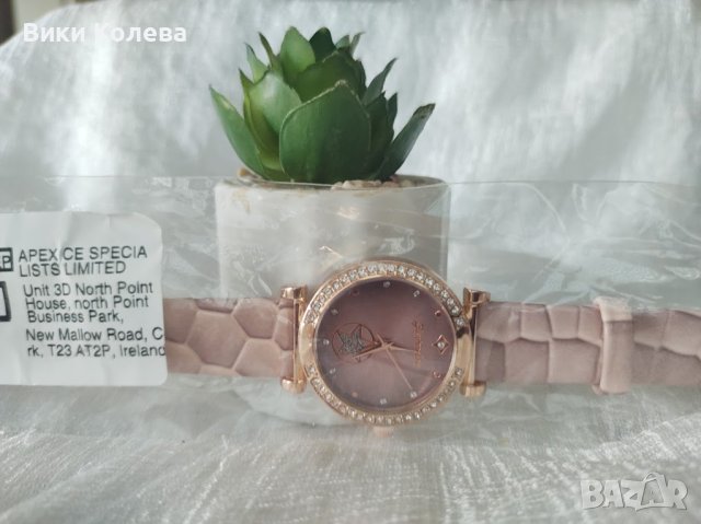 Луксозен дамски кварцов часовник, снимка 2 - Дамски - 41646373