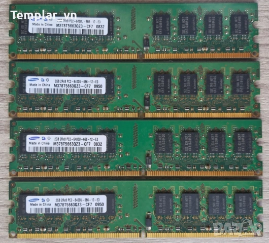 SAMSUNG 4x2 DDR2 800 // OCZ Reaper 2gb 1066