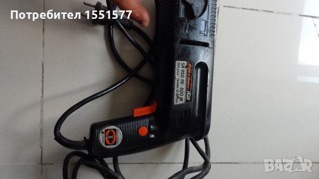  Перфоратор Блек Декер работи перфектно , снимка 4 - Бормашини - 41905810