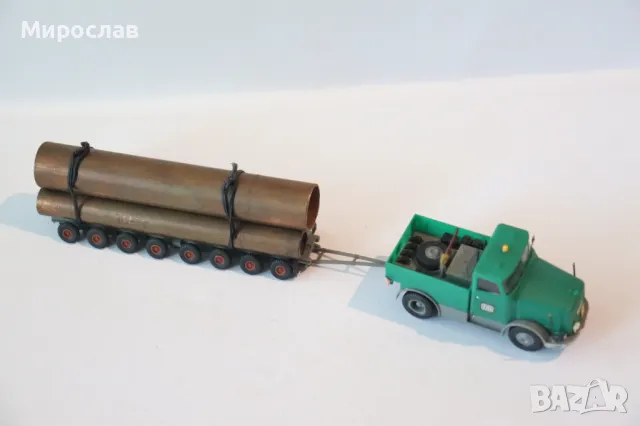 H0 1/87 KIBRI  KAELBLE TEЖКОТОВАРЕН ПРЕВОЗ РЕМАРКЕ МОДЕЛ КОЛИЧКА, снимка 11 - Колекции - 50362852