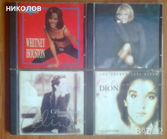 WHITNEY HOUSTON / CELINE DION, снимка 1 - CD дискове - 41931789