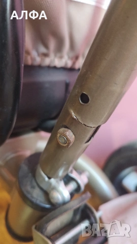 Chipolino Детска триколка за близнаци / породени деца 2Play златисто бежово , снимка 18 - Стоки за близнаци - 47283688