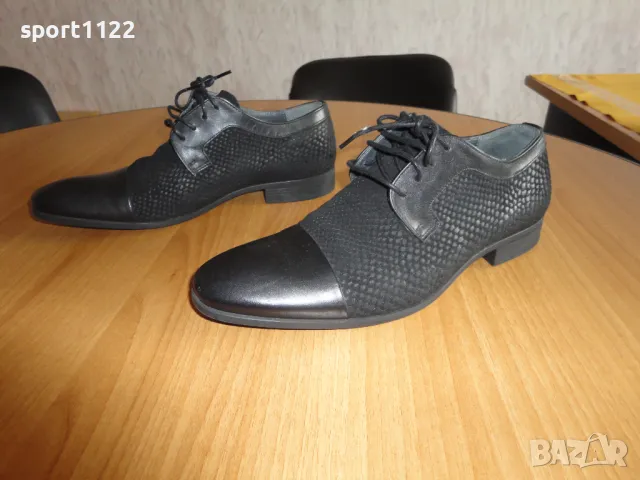 N41 Bianco Man/елегантни мъжки обувки, снимка 8 - Официални обувки - 48168661