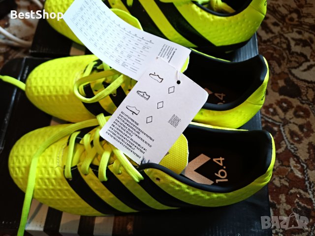 Жълти Футболни Бутонки Adidas + Ръкавици, снимка 3 - Футбол - 40094220