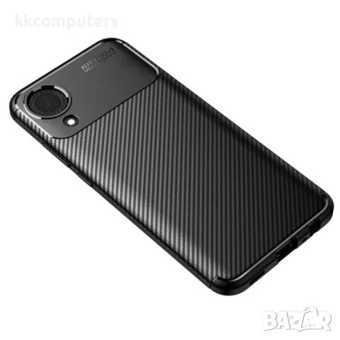 Samsung Galaxy A03 Core Удароустойчив Carbon Fiber Калъф и Протектор, снимка 3 - Калъфи, кейсове - 48611978