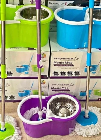 🔥 Spin Mop 360 – Супер Почистване Без Усилие! 🔄🧼 