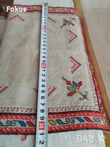 Каре бродерия шевица фолклор, снимка 5 - Антикварни и старинни предмети - 53413136