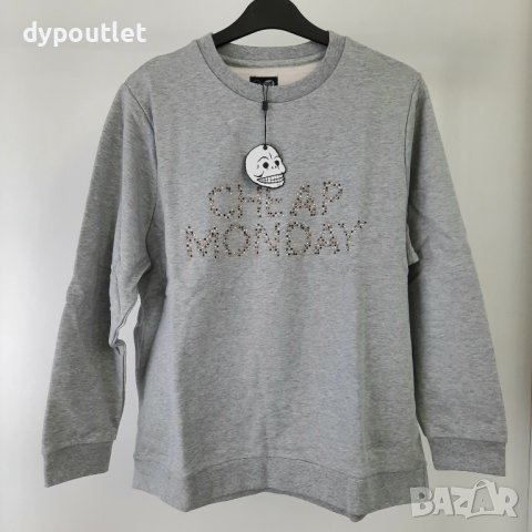 Дамски памучен пуловер дълъг ръкав Cheap Manday, размер - универсален.