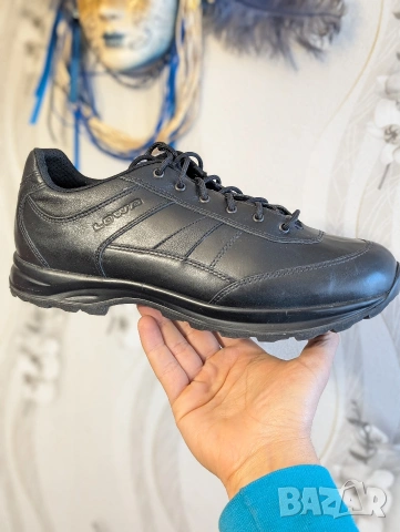 стилни туристически , градски кожени обувки Lowa Abaco Lo номер 48 1/2 , снимка 15 - Други - 38628146
