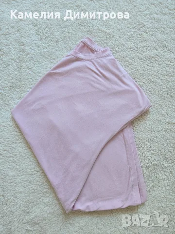 🌸 Розова oversize тениска, снимка 4 - Тениски - 55979257