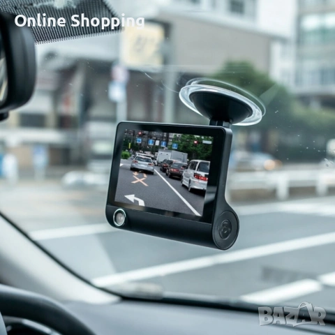 Видеорегистратор със задна камера, помощ при паркиране и сензор за движение, снимка 2 - Аксесоари и консумативи - 53327258