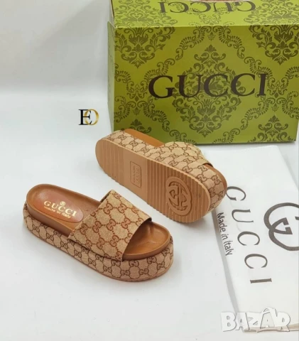 чехли на платформа gucci , снимка 6 - Чехли - 51119380