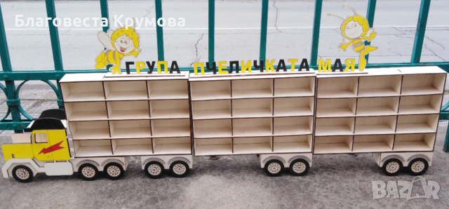 Камион с място за колички, снимка 12 - Играчки за стая - 30167248