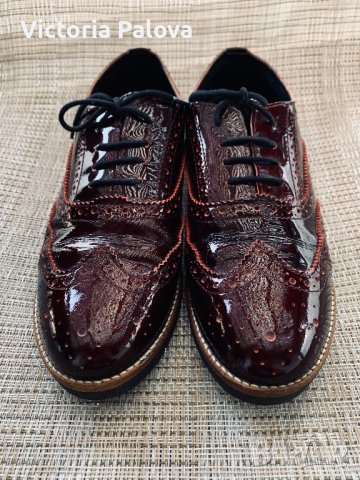 Красиви удобни обувки brogue , снимка 2 - Дамски ежедневни обувки - 40393745