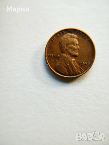  Lincoln Wheat Penny монета- част от историята на USA   , снимка 2 - Нумизматика и бонистика - 42633437