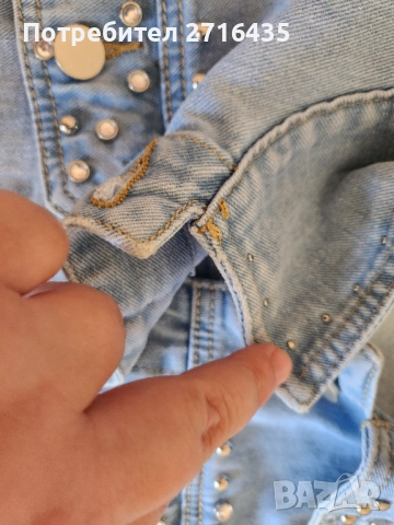 Дамско дънково яке , снимка 6 - Якета - 51602808