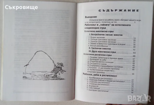 Риболовът и "тайните" на естествената сладководна стръв; Риболов, риби и растителност Ефтимий Бенев, снимка 4 - Специализирана литература - 48900813