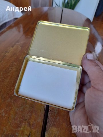 Стара табакера,кутия от цигари Золотое Руно, снимка 4 - Колекции - 41807735