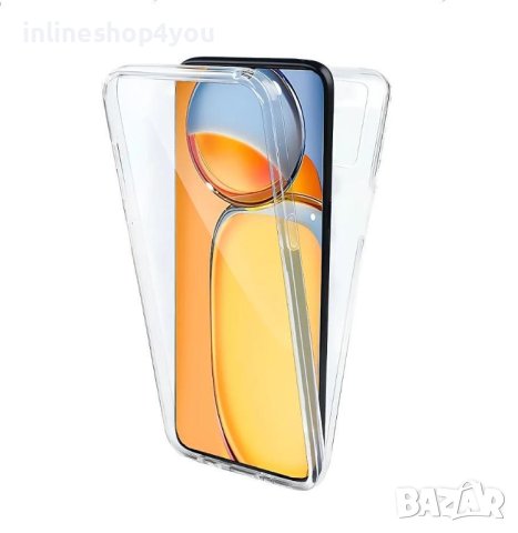 Прозрачен 360° Градуса Кейс за Xiaomi Redmi 13C, снимка 1