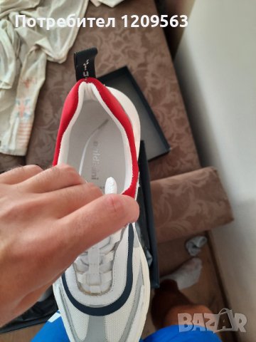 италиански мъжки кожени обувки baldinini 43 от естествена кожа, снимка 10 - Маратонки - 41722788