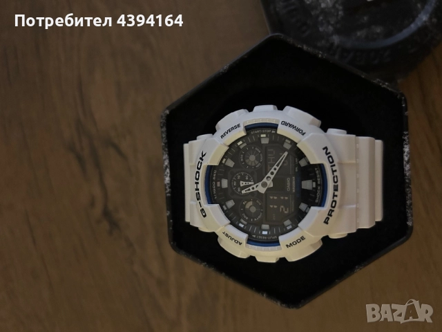  Оригинален часовник GSHOCK бял, снимка 8 - Мъжки - 52647198