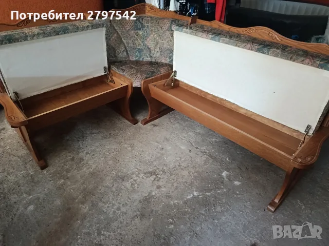 Кухненски ъгъл / Ъглова пейка , снимка 6 - Дивани и мека мебел - 55992555