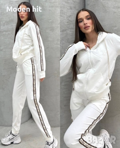 Louis Vuitton дамски екипи /суичер и долнище/ висок клас реплика, снимка 11 - Спортни екипи - 51670066