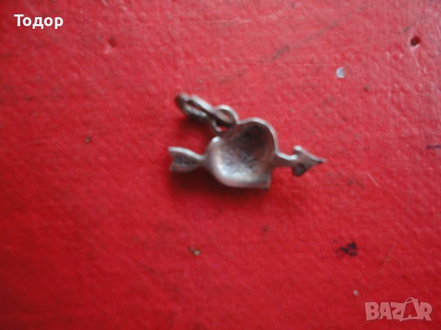 Сребърна висулка медальон  марказити 830, снимка 4 - Колиета, медальони, синджири - 40699562